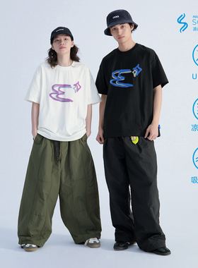 Mentmate 25SS 索罗娜冰感防晒夏季T恤衫 夏日蜡笔涂鸦男女款短袖