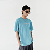 男女情侣宽松圆领打底短袖 多色logo百搭T恤衫 日系夏季 MENTMATE