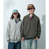 Mentmate 25AW 秋冬复古染色金美棉立体剪裁挺阔套头卫衣男女上衣