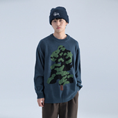 上衣 圆领毛衣男宽松百搭 Mentmate 原创设计秋冬小众大树针织衫