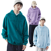 潮woo专属 Mentmate品牌浮雕logo日系cityboy连帽卫衣男秋冬