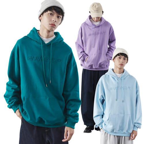 MENTMATE浮雕LOGO连帽卫衣