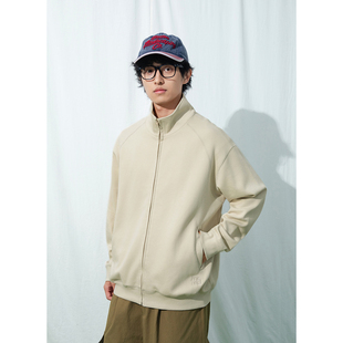 针织卫衣外套男 Mentmate 纯色 秋冬基本款 立领翻领百搭上衣 25AW