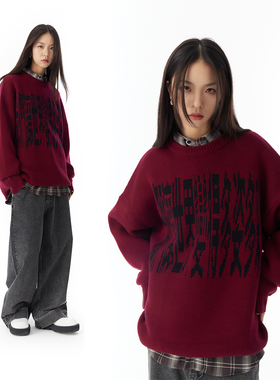 Mentmate  COLORFUL;)系列多色秋冬圆领软糯复古中性风毛衣男女BF