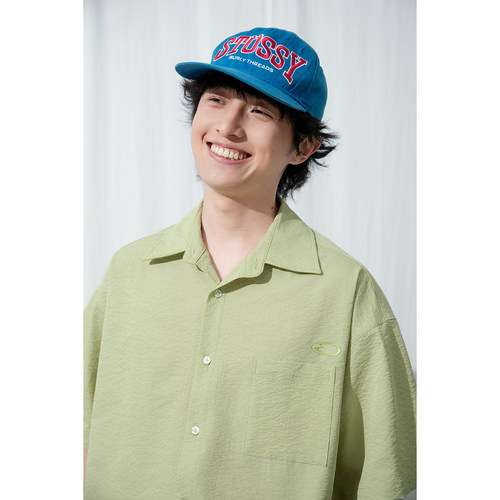 文艺少年感基础款衬衫短袖上衣男