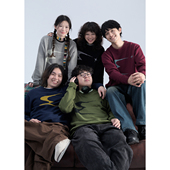 男女情侣宽松休闲针织衫 Mentmate 秋冬原创设计多色百搭圆领毛衣