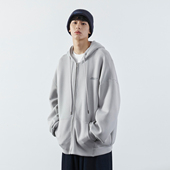 休闲连帽卫衣男女秋冬开衫 Mentmate 日系通勤太空棉基础款 外套