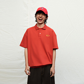 小众休闲短袖 Mentmate 夏 刺绣polo衫 T恤男 25SS 复古便利店风工装