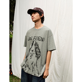 25SS GOOD FRIEND Mentmate 狗狗涂鸦印花tee夏季 男女休闲百搭T恤