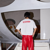 昨日在昨夜结束 原创复古文艺工装 tee Mentmate 潮男宽松短袖 T恤