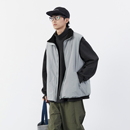 Mentmate 户外机能休闲防泼水日系cityboy加绒棉服马甲背心男秋冬