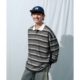 25AW 日系小众基础款 兔绒黑白条纹针织polo衫 Mentmate 长袖 T恤男