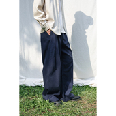 男慵懒宽松长裤 Mentmate 日系复古腰带西装 裤 25AW 小众纯色基础款
