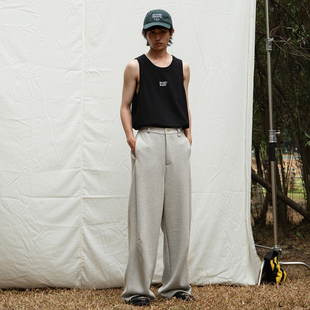 版 春夏纯色极简西装 型休闲卫裤 男 Mentmate BF宽松运动长裤 25SS