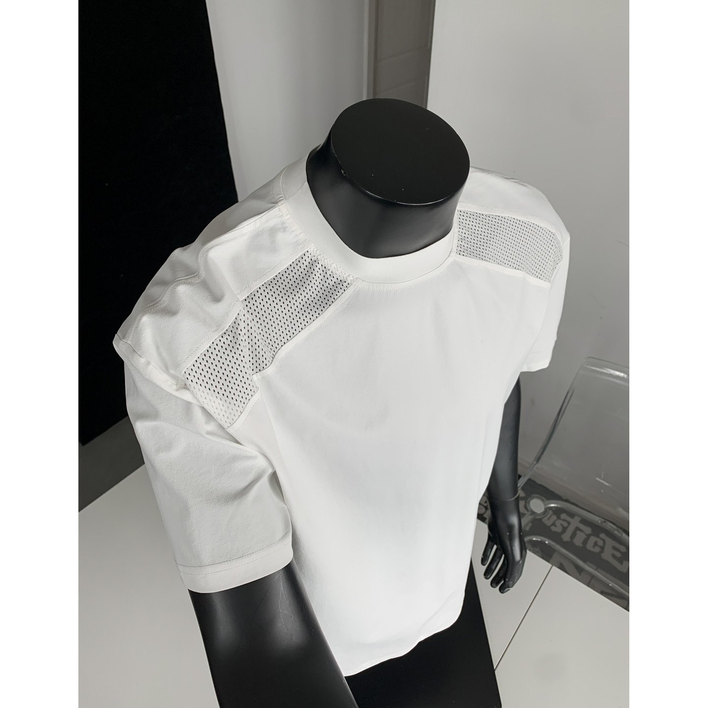 悟空有货夏季网眼拼接透气速干短袖T恤男女潮牌宽松训练运动上衣