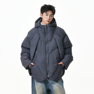 悟空有货潮牌冬季加厚连帽棉衣男女美式宽松情侣保暖百搭棉服外套