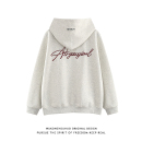 外套 卫衣男女高街重磅情侣帽衫 悟空有货美式 潮牌字母刺绣加绒开衫