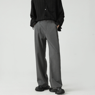 长裤 男复古宽松直筒百搭休闲西装 裤 悟空有货潮牌高级感垂坠感西装