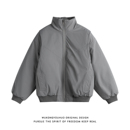 悟空有货潮牌美式解构拼接加厚立领棉服男女冬季情侣保暖百搭棉衣