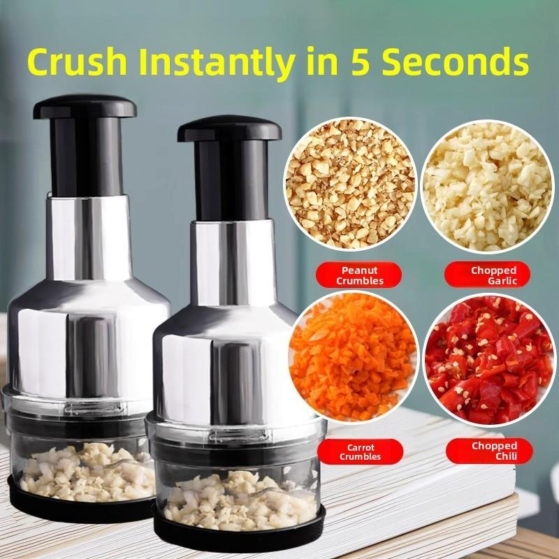 厨房神器德国拍拍刀304不锈钢黑科技捣蒜机蒜泥神器切蒜蓉打蒜器