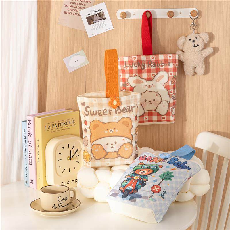 卡通格纹伴手礼帆布包女手拎简约手提袋包包女日常周边便当包书包,收纳整理,购物袋/环保袋/帆布袋,淘宝优惠券,粉丝福利购,淘宝优惠卷