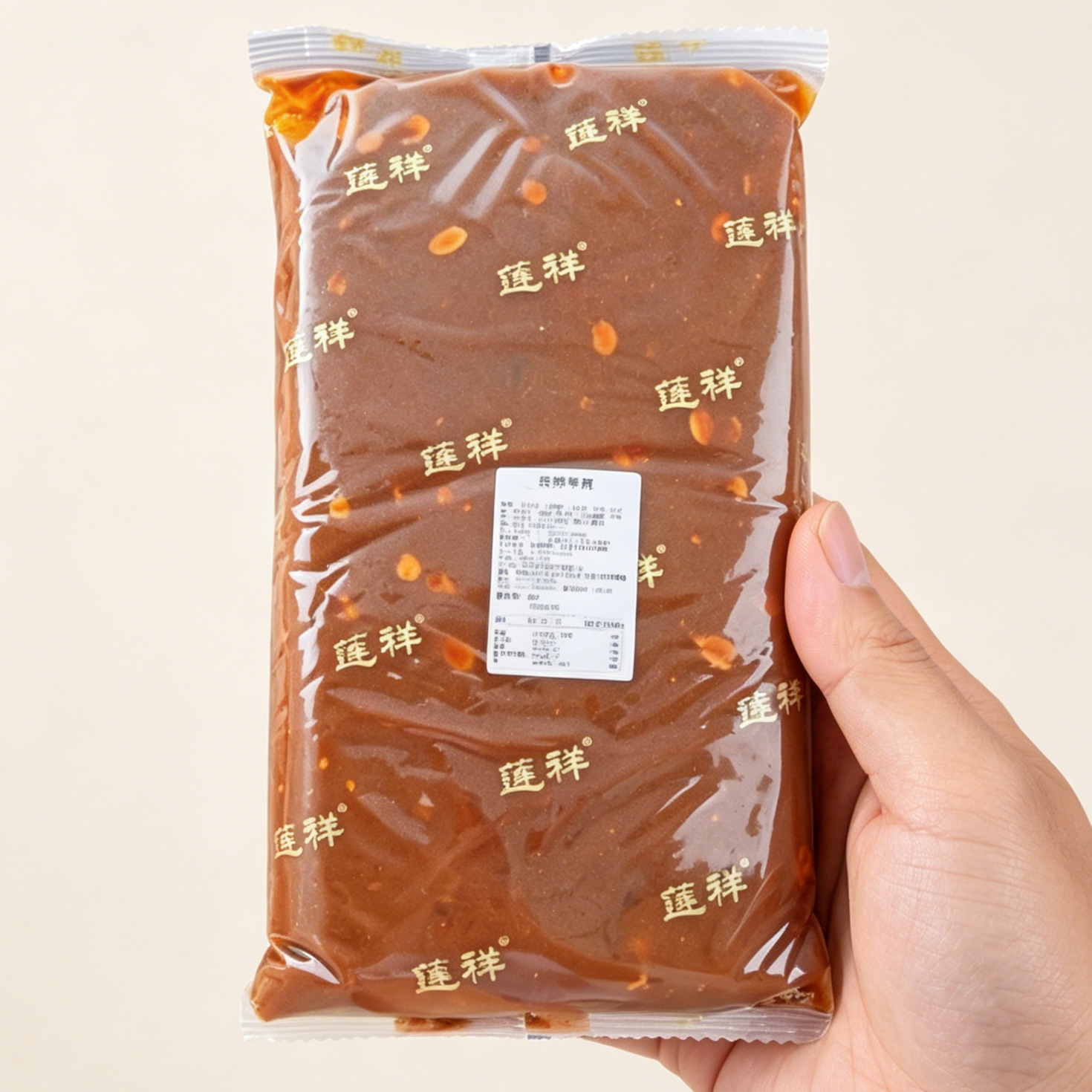 莲祥五香牛肉馅5kg藤椒香辣牛肉馅广式冰皮月饼馅料商用包粽子馅