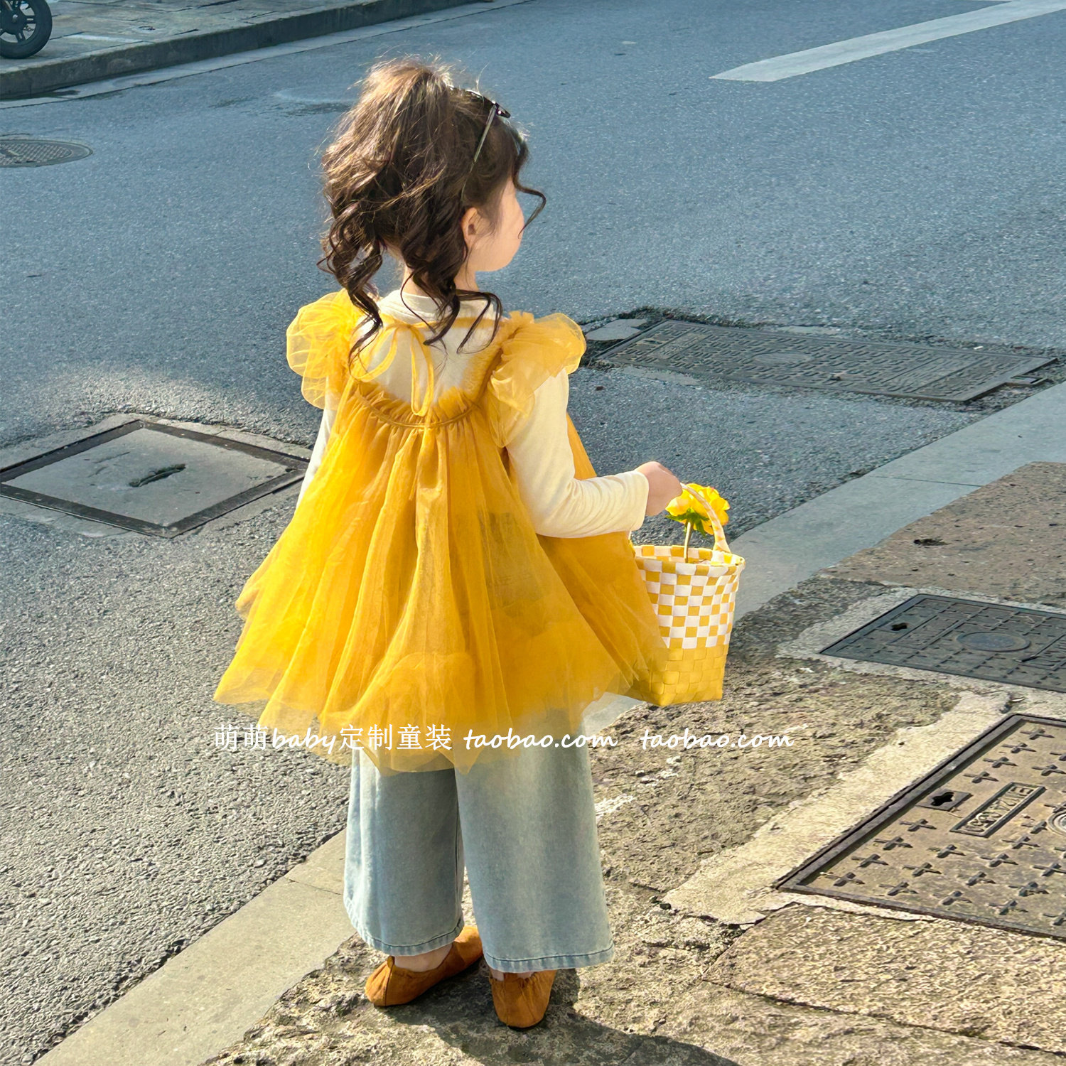 女童韩版镂空网纱吊带了连衣裙蓬蓬公主裙2025春季小女孩背心裙子,童装/婴儿装/亲子装,连衣裙,淘宝优惠券,粉丝福利购,淘宝优惠卷