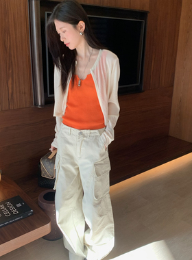 TABLE-新款个性大口袋休闲潮流个性百搭宽松显瘦透气工装裤