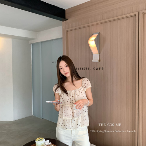 THE COS ME-点轻纱宽松甜美气质通勤短袖衫26年夏小衫