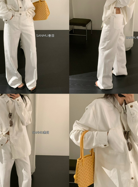 叁目SANMU-2026新款原牛订制面料(无皮带牛仔裤）