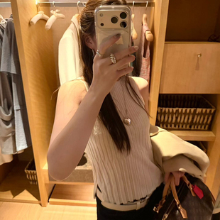 短款 修身 针织马甲S 26年早春针织无袖 ARTE.