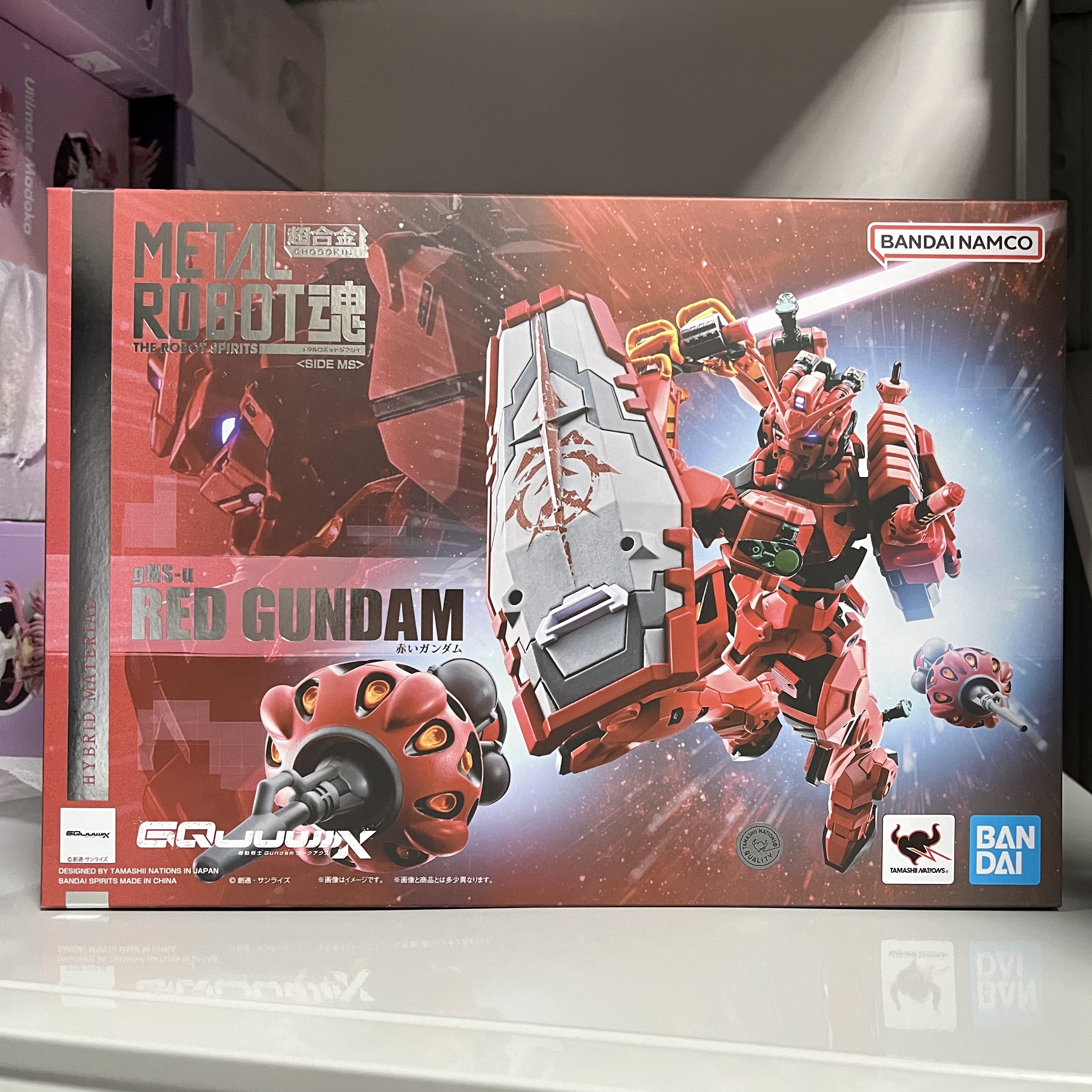 现货 万代 METAL ROBOT MR魂 高达GQuuuuuuX 红高达 成品模型