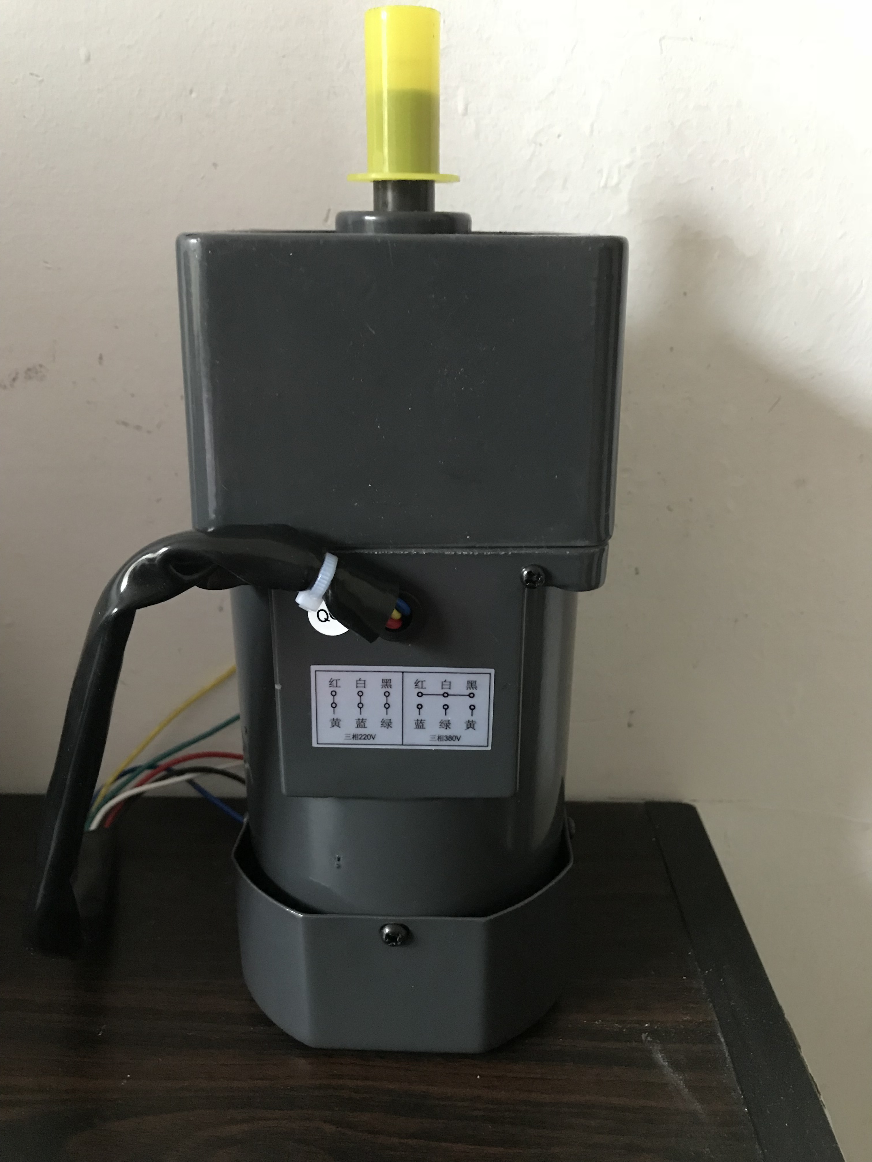 松岗60W40W220V/380V交流齿轮定速电机/减速电机5IK60GN-CF马达