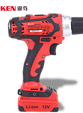 锐奇BL6212HB BL6212H家用多功能充电式双电手电钻套装12V锂电钻