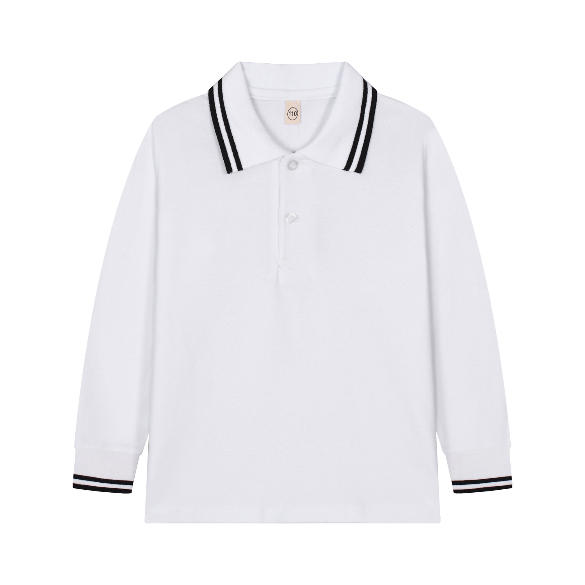 男童春秋有领白色polo衫长袖t恤儿童全棉校服上衣女童园服打底衫,童装/婴儿装/亲子装,儿童POLO衫,淘宝优惠券,粉丝福利购,淘宝优惠卷