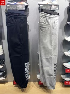 AKLSC09 BADFIVE男子加绒保暖宽松收口运动长裤 李宁2022冬新款 卫裤