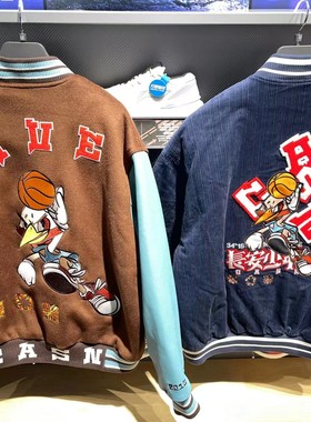 李宁2022冬新款反伍BADFIVE长安少年男子棉服夹克宽松外套AJMS113