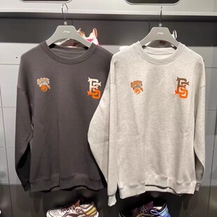 李宁卫衣男2024秋季 反伍BADFIVE运动休闲无帽套头上衣AWDU259 新款