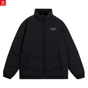 李宁运动短款鹅绒超轻男羽绒服2022冬季新款韦德立领外套AYMS143