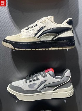 李宁板鞋 2023冬季新款男子新秀反伍舒适保暖休闲运动鞋ABCT055