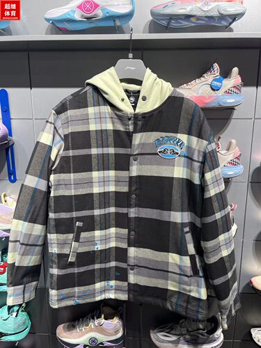李宁男子中棉服连帽外套AFMU003