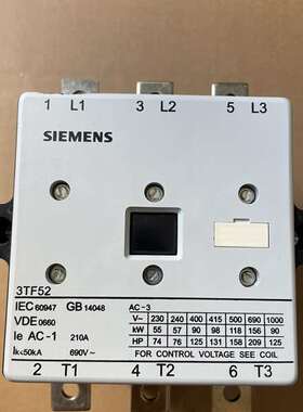 咨询西门子3TF52交流接触器，型号3TF52-22-0议价