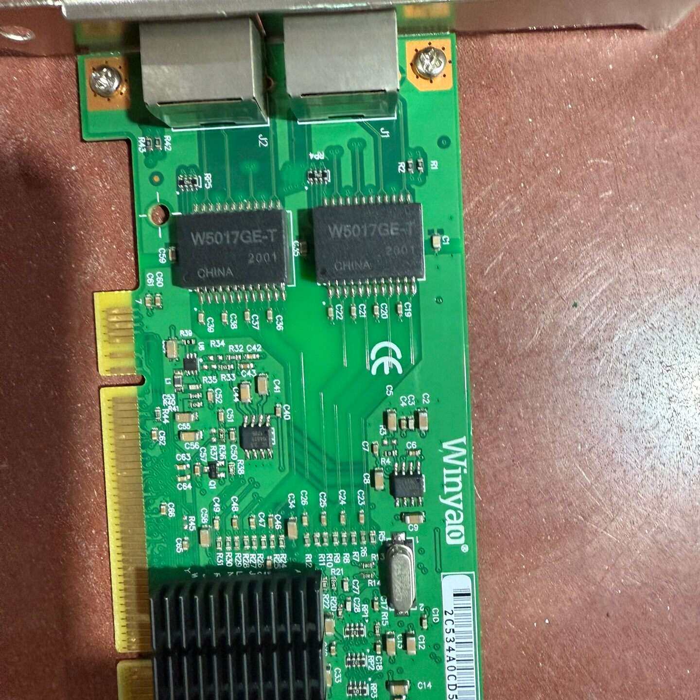 咨询Winyao WY546T2 PCI双口千兆网卡 ES议价