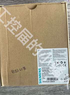 咨询西门子3RW4028-2BB04软启动器，全新原议价