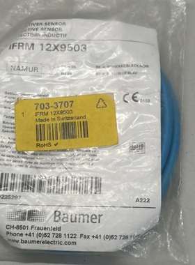 咨询Baumer堡盟IFRM 12X9503电感式传感器议价