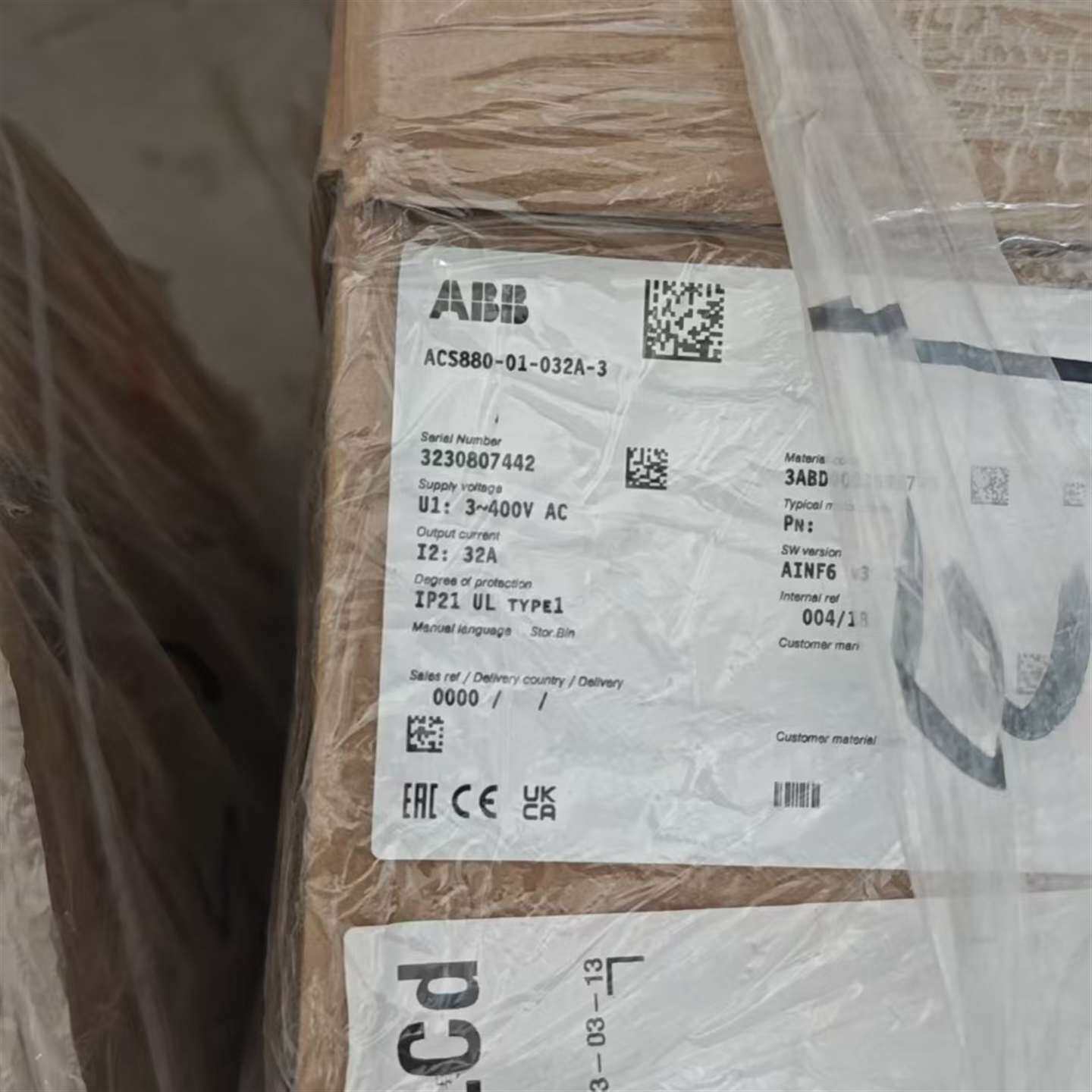 咨询ABB变频器ACS880-01-032A-3议价