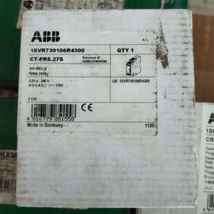 1SVR730106R4议价 ERS.27S 咨询ABB控制器