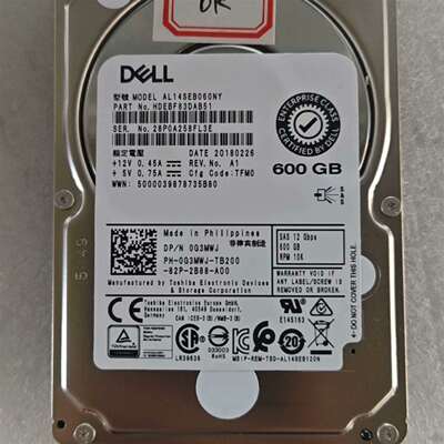咨询DELL 戴尔 0G3MWJ 600G 10K SAS 2.议价