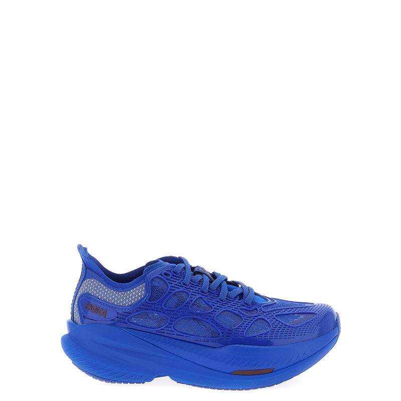 代购Hoka OneOne男女跑步鞋缓震透气轻量运动鞋蓝色网面材质