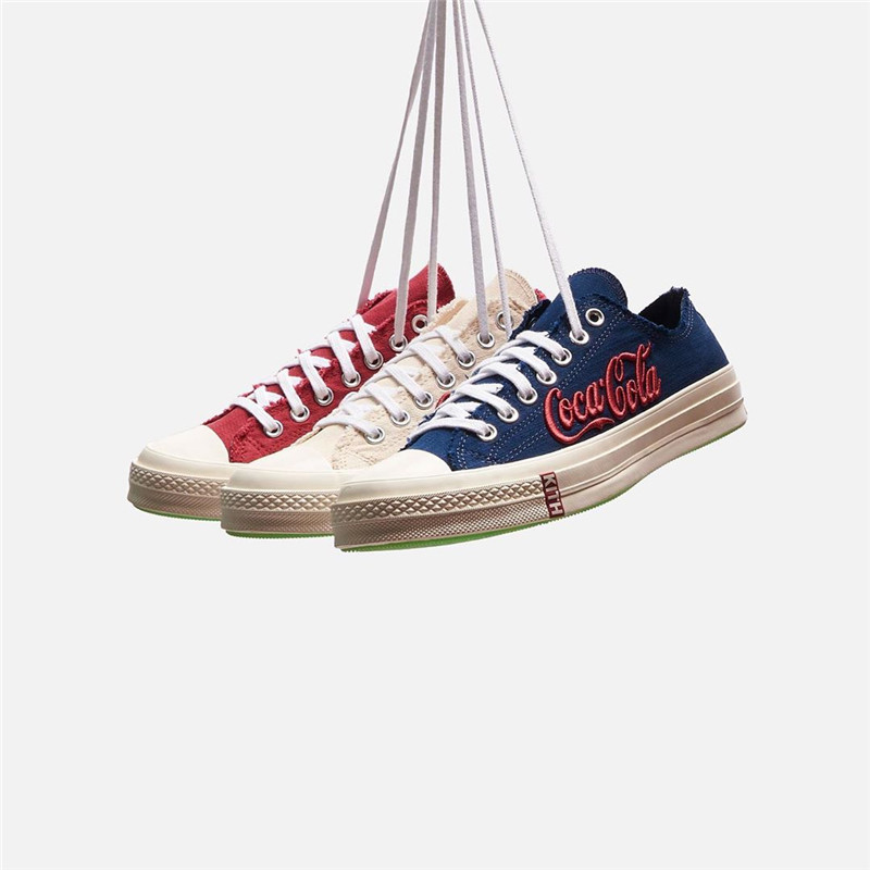kith x coca-cola x converse 匡威可口可乐联名男女休闲低帮板鞋